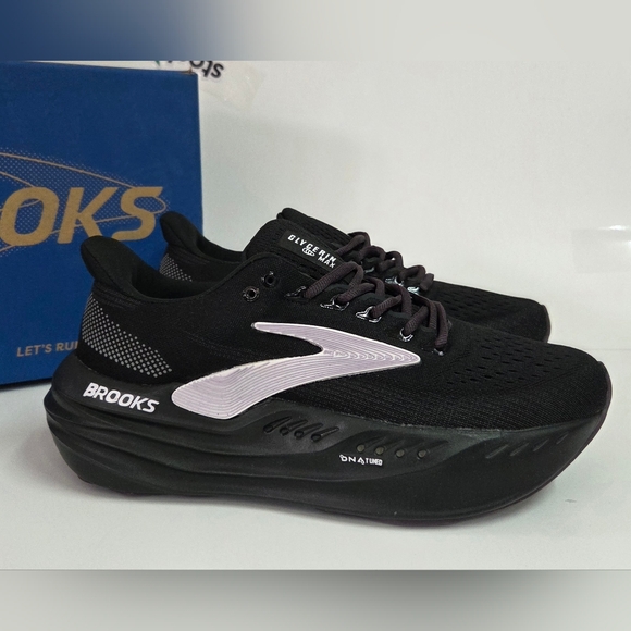 Brooks Glycerin Max Run Walk Neutral Shoes Black/ Purple Mens Size 10 D NEW! main image 7